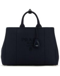 Prada - Canvas Shopping Bag - Lyst