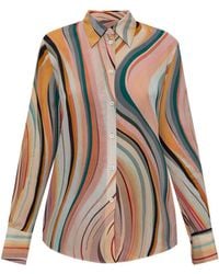 Paul Smith - Silk Blend Printed Shirt - Lyst