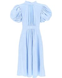 ROTATE BIRGER CHRISTENSEN - Rotar el vestido de lentejuelas midi con mangas con globo - Lyst