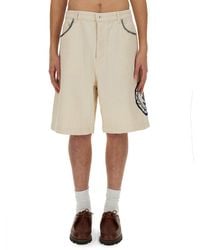 Drole de Monsieur - Cotton Bermuda Shorts - Lyst