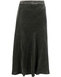 Gold Hawk - Dark Velvet Long Skirt - Lyst