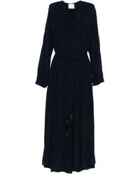 forte_forte - Crepe De Chine Long Dress - Lyst