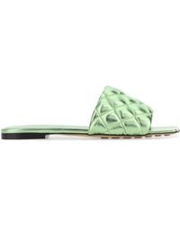 Bottega Veneta - Nappa Leather Slippers - Lyst