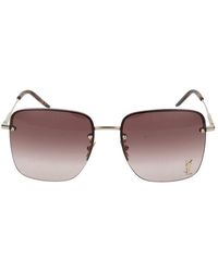 Saint Laurent - Sonnenbrille SL 312 M 008 Gold Gold Brown /17 /145 - Lyst