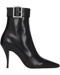 Saint Laurent - Stivaletti Donna Pelle Nero - Lyst
