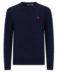 Polo Ralph Lauren - Cashmere Blend Knit Jumper - Lyst