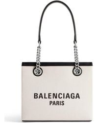 Balenciaga - Duty Free Small Canvas Tote Bag - Lyst