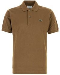 Lacoste - Biscuit Piquet Polo Shirt - Lyst