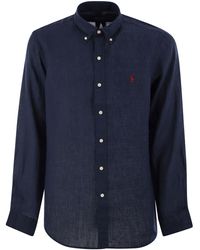 Polo Ralph Lauren - Custom Fit Linen Shirt - Lyst