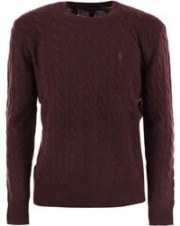 Polo Ralph Lauren - Wool And Cashmere Cable Knit Sweater - Lyst