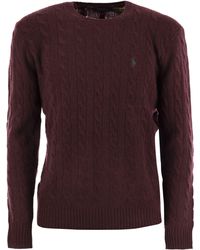 Polo Ralph Lauren - Wolle und Kaschmir -Kabel -Strickpullover - Lyst