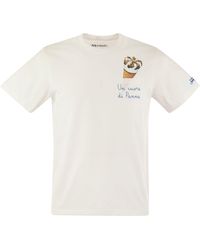 Mc2 Saint Barth - Austin T Shirt With Embroidery On Chest Algida Limited Edition - Lyst