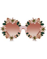 Dolce & Gabbana - Crystal Sonnenbrille - Lyst