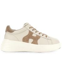 Hogan - Rebel H562 Leather Sneakers - Lyst