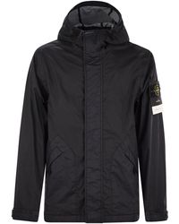 Stone Island - Hooded, Breathable And Waterproof Jacket - Lyst