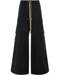 Rick Owens - Relaxed Fit Shorts With Elasticated Drawstri - Lyst