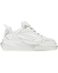 Prada - Downtown Colour-Block Leather Sneakers - Lyst