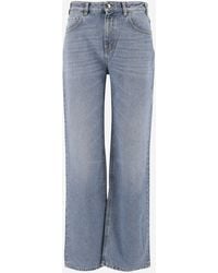 Chloé - Rechte Been Denim Jeans - Lyst