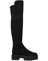 Stuart Weitzman - Stivali 5050 Donna Camoscio Nero - Lyst