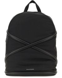 McQueen - Logo-print Shell Backpack - Lyst