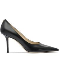Jimmy Choo - Pointed-Toe Pumps With Smooth Leather Upper And Stiletto Heel - Lyst
