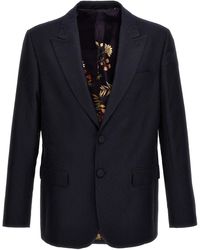Etro - Sakko Aus Baumwoll-Woll-Jacquard, Herren, Größe - Lyst