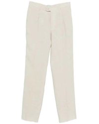 Etro - Geplooide Broek Met Riemlussen - Lyst