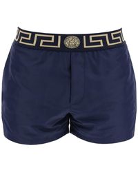 Versace - Griekse Zee Bermuda Shorts Voor - Lyst