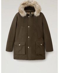 Woolrich - Parka Arctic Man Baumwollgrün/dunkelgrün - Lyst