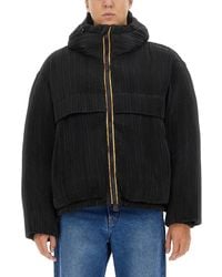 K-Way - Claudeny Plisse Thermo Pleated Heavy Jacket - Lyst