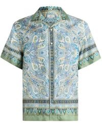 Etro - Silk Shirt With Paisley Print - Lyst