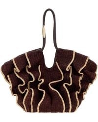 Zimmermann - Goldentime Medium Ruffle Tote - Lyst