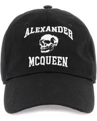 Alexander McQueen - Bestickter Logo -Baseballkappe - Lyst