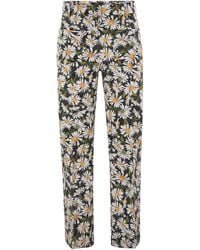 Weekend by Maxmara - Week-end Max Mara ARTEN1234 Pantalons de fusées en coton à motifs - Lyst