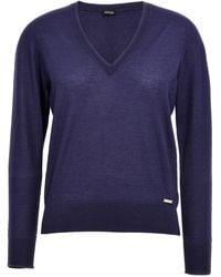 Kiton - V-Neck Cashmere And Silk Sweater - Lyst