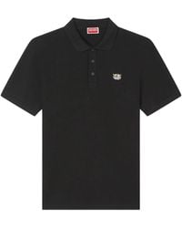 KENZO - Poloshirt Met Logo-Applicatie - Lyst