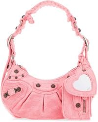 Balenciaga - Terry Fabric Le Cagole Xs Shoulder Bag - Lyst