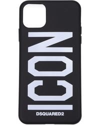 DSquared² - Porta Iphone Iphone 11 Pro Max Uomo Termoplastica Nero - Lyst