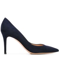 Gianvito Rossi - Gianvito Suède Leren Pumps - Lyst