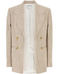 Bottega Veneta - Silk Blend Blazer - Lyst