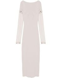 SPORTMAX PRE - Knitted Long Dress - Lyst