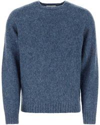 Harmony - Melange Wool Shaggy Sweater - Lyst