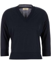 Herno - Midnight Lyocell Blend T-Shirt - Lyst