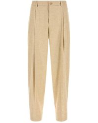 Dolce & Gabbana - Tapered Pleated Pants - Lyst