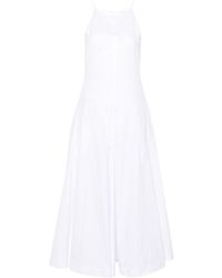 Sportmax - Maxi-Hemdkleid Aus Popeline - Lyst