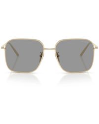 Prada - Zonnebril Prc54 Sd Zvn50 Q Bleek Goud/grijs Dames - Lyst