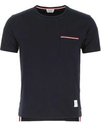 Thom Browne - Midnight Cotton T-Shirt - Lyst