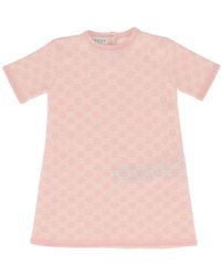 Gucci - B S/S Dress Wool Jacquard - Lyst