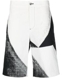 McQueen - Drawstring Cotton Shorts - Lyst