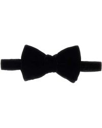Tom Ford - Viscose Fluid Velvet Bowtie - Lyst